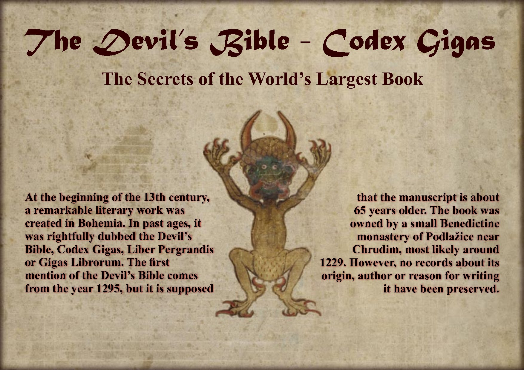 codex gigas translated to english